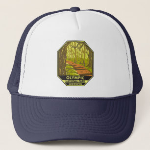 Olympic National Park Hoh Rainforest Washington Trucker Hat