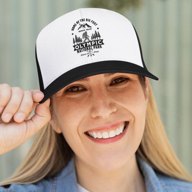Olympic National Park Home of the Big Foot Trucker Hat (Creator Uploaded)