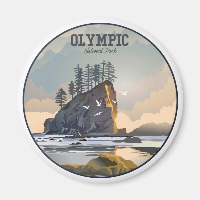 Olympic National Park  Magnet (Front)