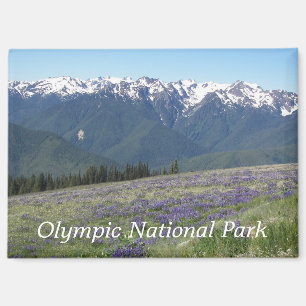 Olympic National Park Mountains and Meadows Magnet