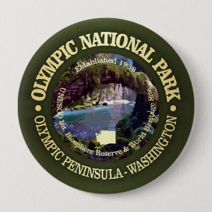 Olympic National Park (NP2) 4 Inch Round Button