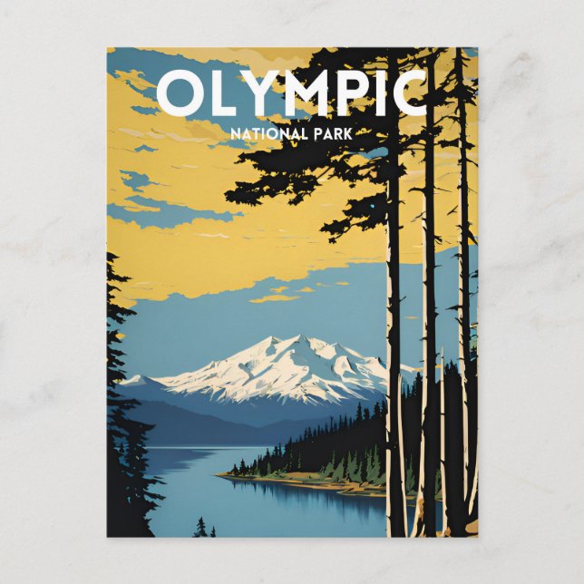 Olympic National Park Postcard (Front)