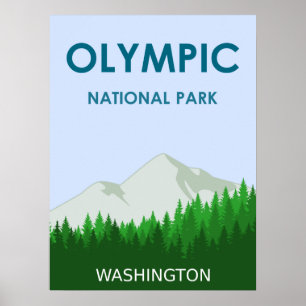 Olympic National Park Poster