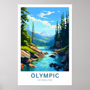 Olympic National Park Travel Print