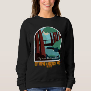 Olympic National Park Washington State Souvenir Sweatshirt