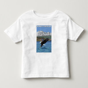 Olympic Peninsula, WashingtonFishing Eagle Toddler T-shirt