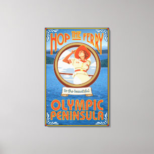 Olympic Peninsula, WashingtonHop the Ferry Canvas Print