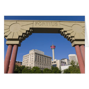 Olympic Plaza et tour de Calgary, Alberta, Canada