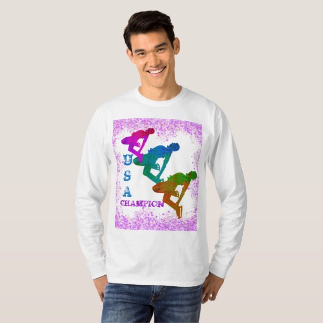 OLYMPIC SKATING  T-Shirt (Front Full)