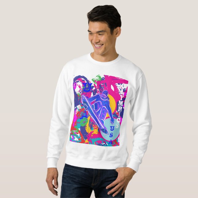 OLYMPIC SNOWBOARDING  SWEATSHIRT (Front Full)
