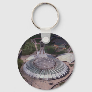 Olympic Stadium, Montreal, Quebec, Canada Keychain