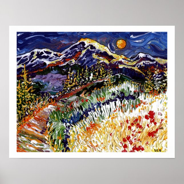 Olympic Sunset Poster (Front)