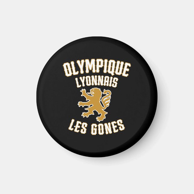 Olympique Lyonnais Les Gones Magnet (Front)