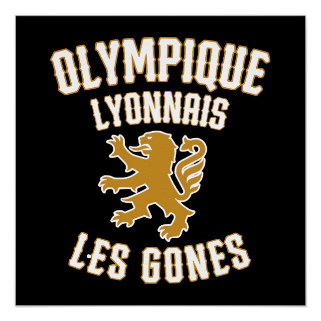 Olympique Lyonnais Les Gones Poster (Front)