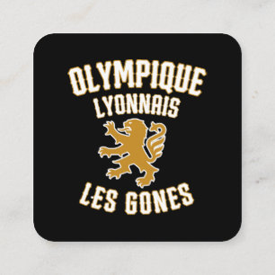 Olympique Lyonnais Les Gones Square Business Card