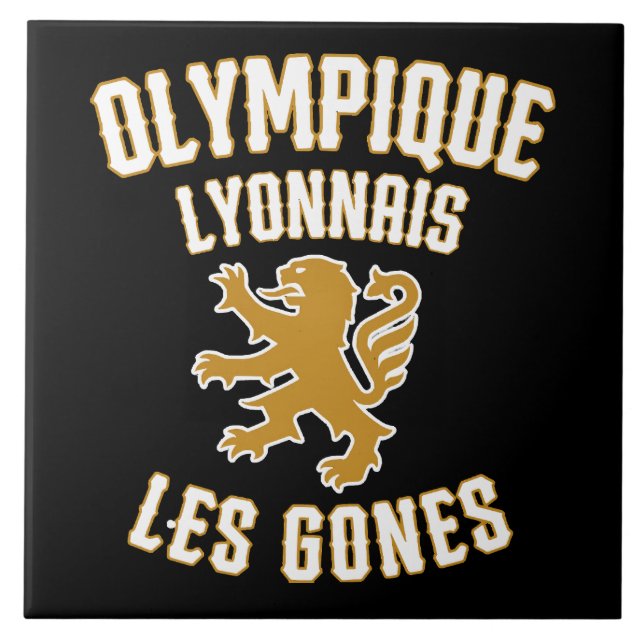 Olympique Lyonnais Les Gones Tile (Front)