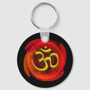 Om 1 keychain