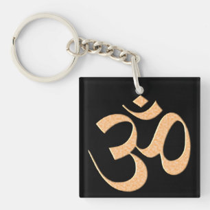 Om 4 keychain