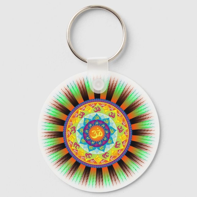 Om 5 keychain (Front)