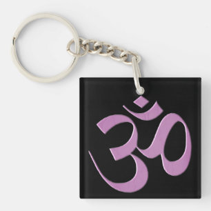 Om 5 keychain