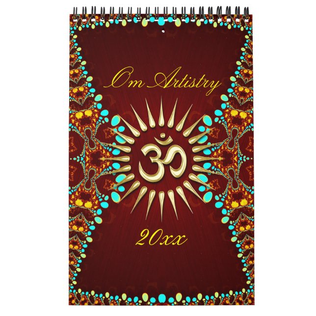 OM Artiste Yoga Nouvel Âge Calendriers méditatifs (Protection)