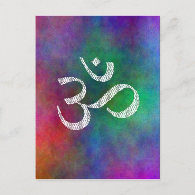 OM Aum Postcard (Front)