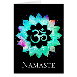 *~* OM AUM Symbol Spiritual Lotus Flower Mandala