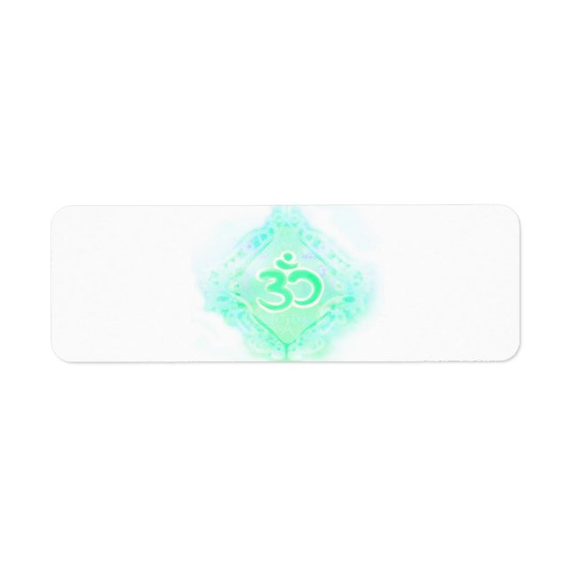 om aum symbole Adresse de retour Label (Devant)