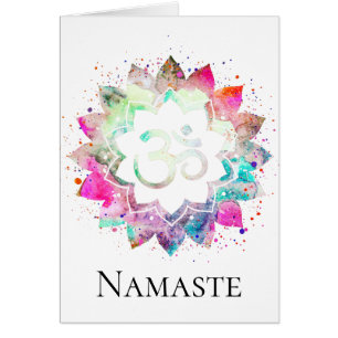 *~* OM AUM Symbole Lotus Fleur Mandala Nouvel Âge