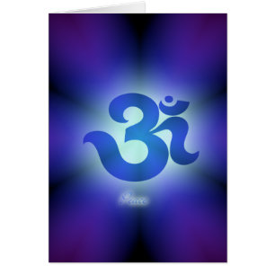Om card- peace