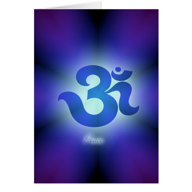 Om card- peace (Front)
