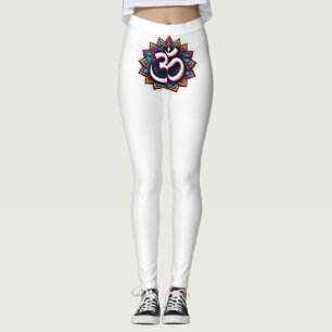 Om design leggings for women