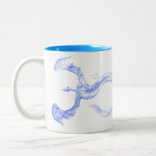 Om Dragon Two-Tone Coffee Mug