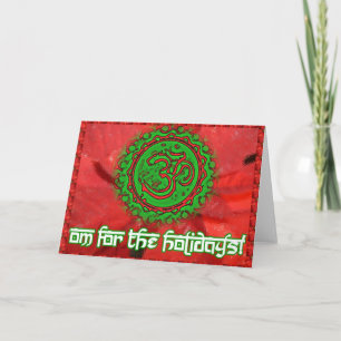 Om for the Holidays Card