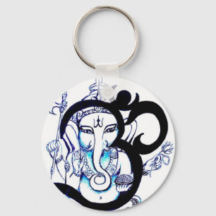 OM  -  Ganesha Keychain
