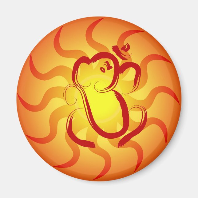 OM Ganesha - Magnet (Front)