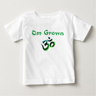 Om Grown Green Baby Tee