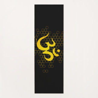 Om Honey - Black Gold Yoga Mat