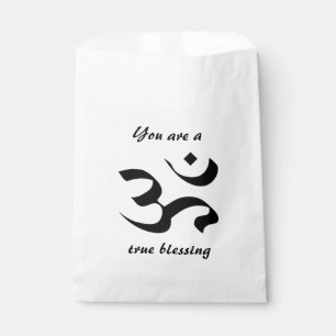 Om in Sanskrit 2 Favour Bag