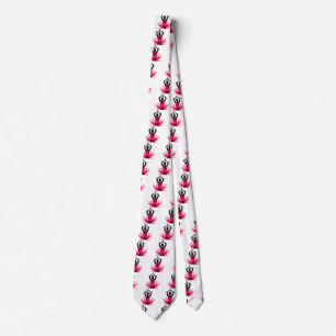 Om Lotus Yoga Pose Tie