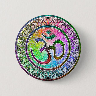 OM-mandala 2 Inch Round Button