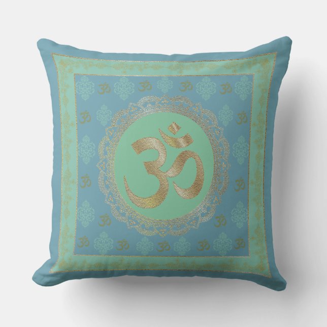 OM Mandala - Pillow (Front)