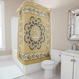 OM Mandala - Shower Curtain