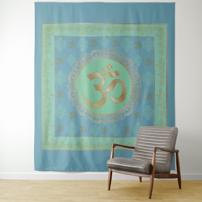 OM Mandala - Tapestry (In Situ)