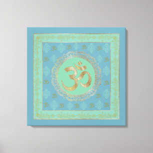 OM Mandala - Wrapped Canvas