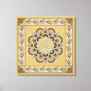 OM Mandala - Wrapped Canvas