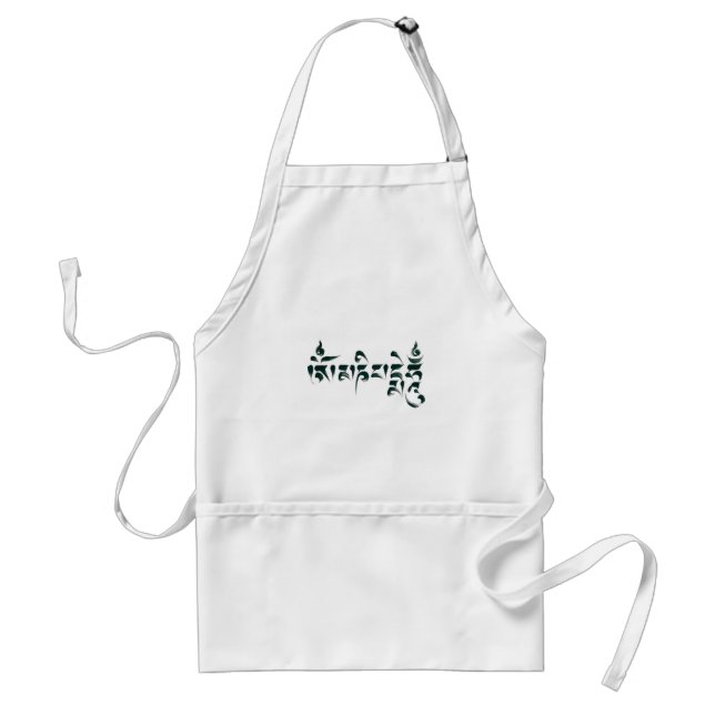 Om Mani Padme Hum III Standard Apron (Front)