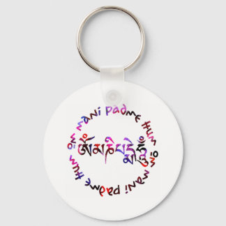 Om mani padme hum keychain