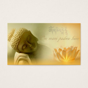 Om mani padme hum -Mantra Card