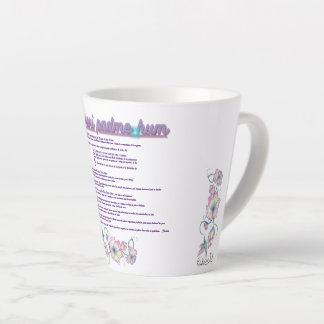 "Om Mani Padme Hum" Mass Meditation Latte Mug